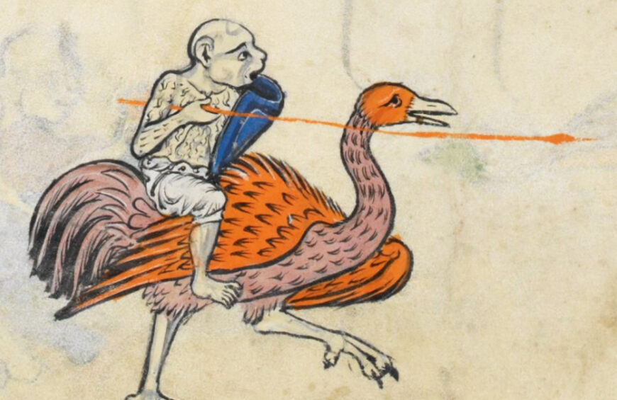 Folio 66 verso, The Rutland Psalter, c. 1260 (The British Library, London, MS 62925)